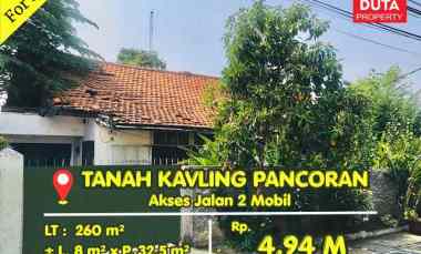 Tanah Dijual di Pancoran Timur