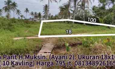 tanah parit h muksin ukuran 18x100