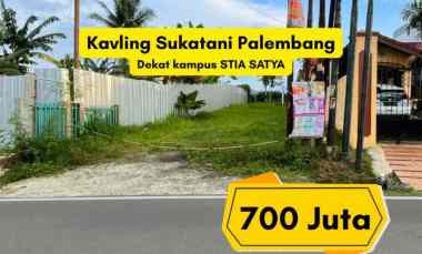 Tanah PInggir Jalan Sukatani dekat POM BLK