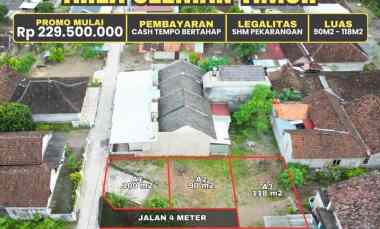 Tanah Dijual di Salakan, Selomartani, Kalasan, Sleman, DI Yogyakarta