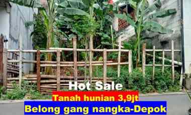 tanah siap bangun 140 m2 dekat jalan nangka cimanggis