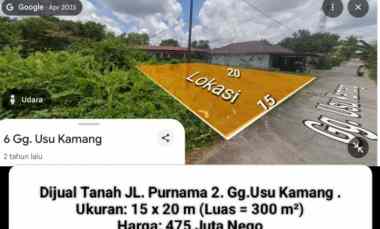 Tanah Siap Bangun Jln.Purnama 2 Gg.Usu Kamang