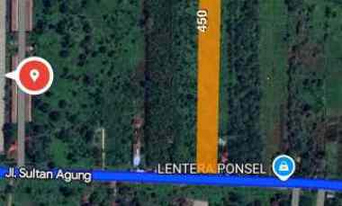 Tanah Siap Bangun. Pinggir Jln Sultan Agung Rasau Jaya