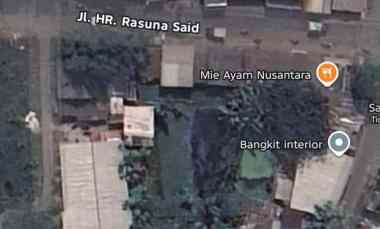 tanah strategis depan kantor kecamatan pinang