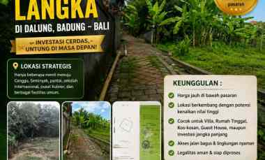 Tanah Dijual di Dalung Badung Bali