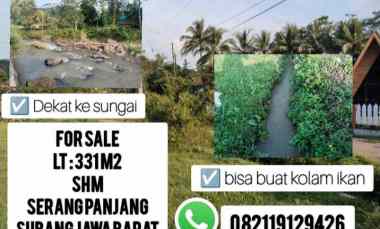 Tanah Subur Air, dekat Sungai, Subang Jawa Barat