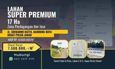 tanah super premium bandung kota