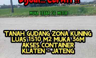 Tanah Dijual di Jl. pakis Daleman Solobaru