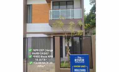 the river rumah ready stock free ppn dekat stasiun