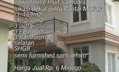 townhouse mutiara mediterania residence pluit jakut