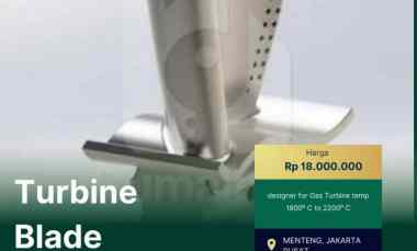 Turbine Blade For Gas Turbine Temp 1800 C To 2200 C