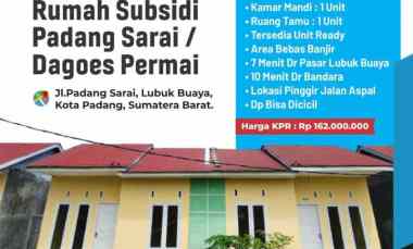 Unit Rumah Subsidi Padang Sarai / Dagoes Permai