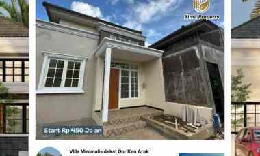 Villa Minimalis dekat Gor Ken Arok Harga Terjangkau